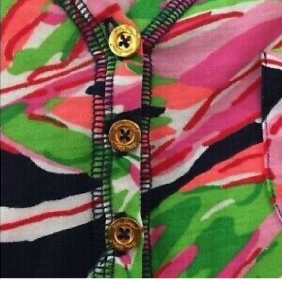 Lilly Pulitzer Palmetto Bright Navy In The Vias Dress - Picture 10 of 15